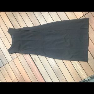 PESERICO Steel Grey Sleeveless Mid Length Dress